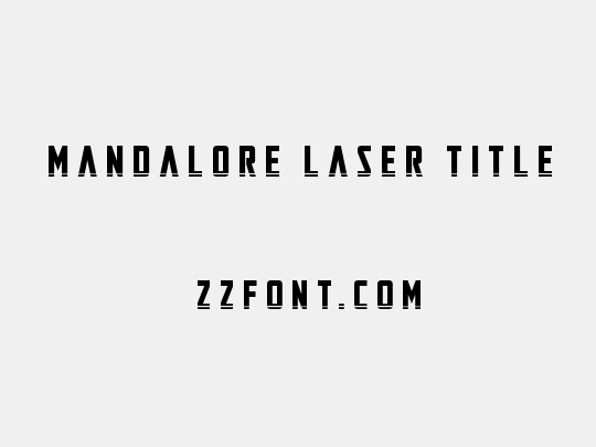 Mandalore Laser Title
