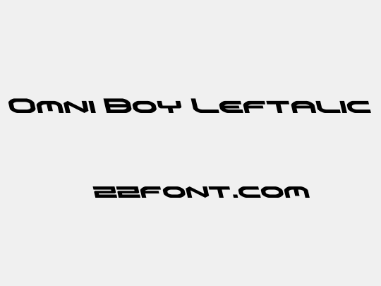 Omni Boy Leftalic