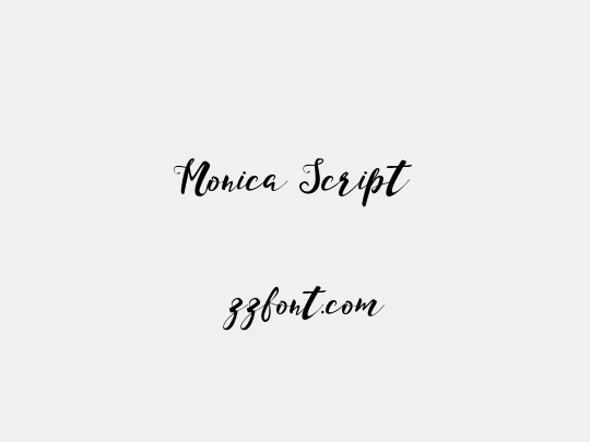 Monica Script