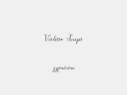 Violetta Script