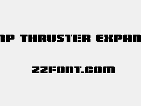 Warp Thruster Expanded