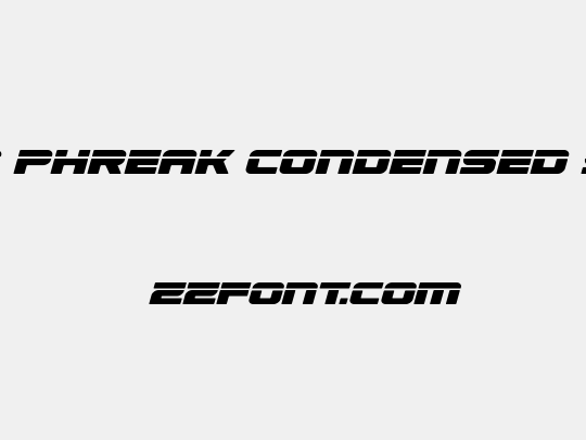 Speed Phreak Condensed SemIt