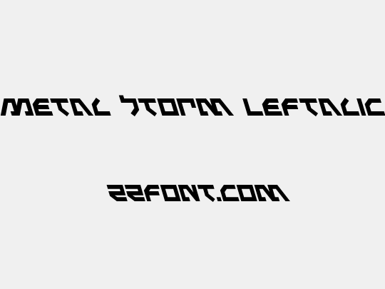 Metal Storm Leftalic