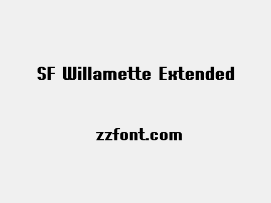 SF Willamette Extended