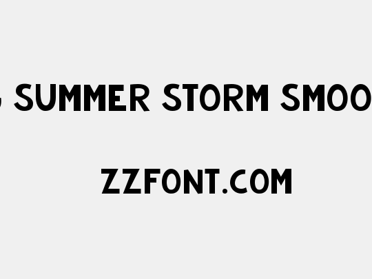KG Summer Storm Smooth