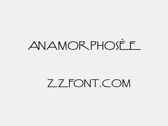 AnamorphosÈe