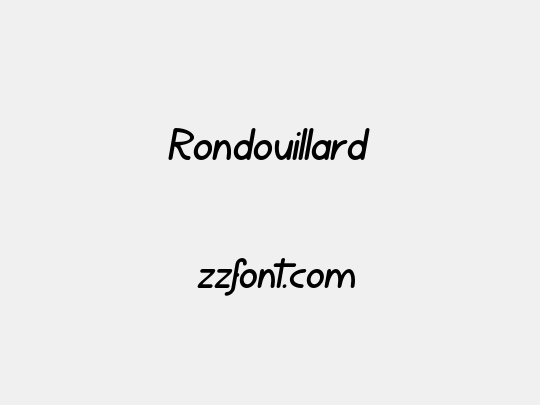 Rondouillard