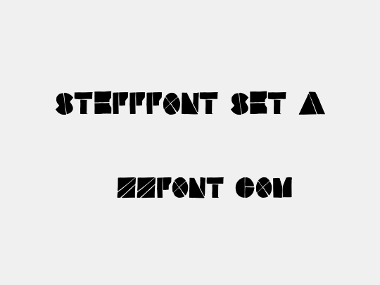 Stefffont Set A