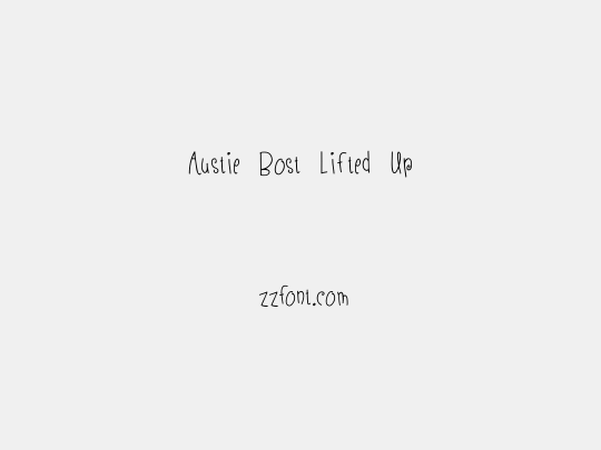 Austie Bost Lifted Up