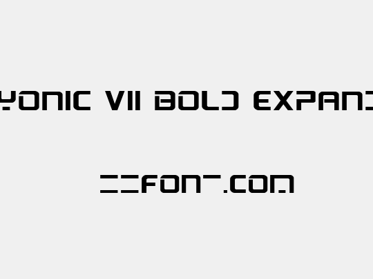 PsYonic VII Bold Expanded