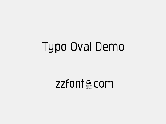 Typo Oval Demo