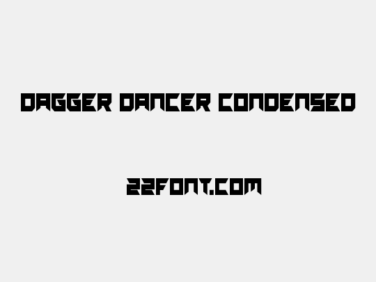 Dagger Dancer Condensed
