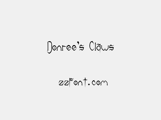 Donree's Claws