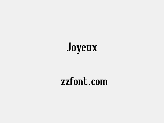 Joyeux