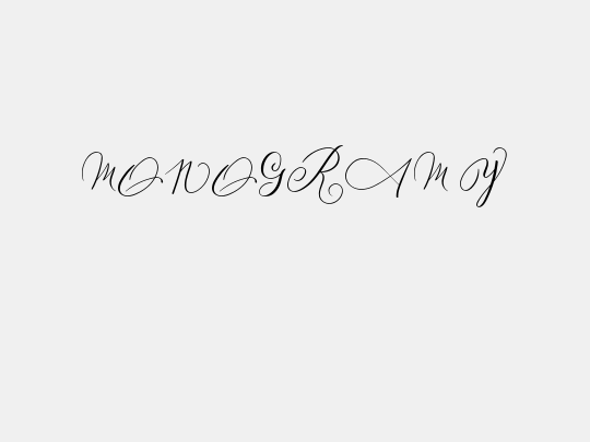 MONOGRAM Y