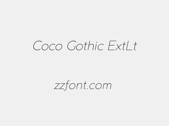 Coco Gothic ExtLt