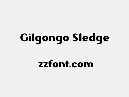 Gilgongo Sledge