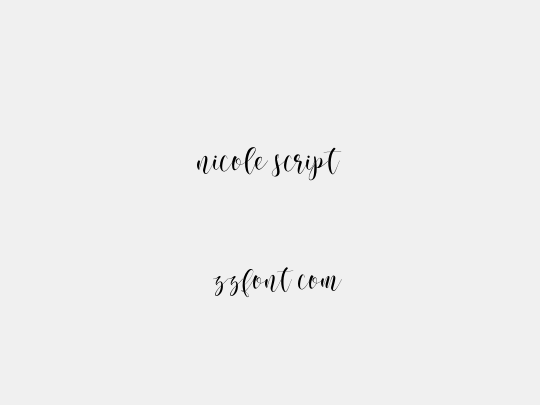 nicole script