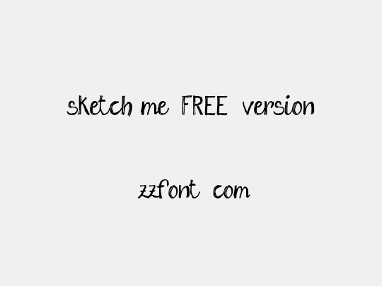 sketch me_FREE-version