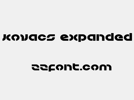Kovacs Expanded