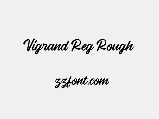 Vigrand Reg Rough