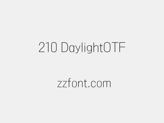 210 DaylightOTF