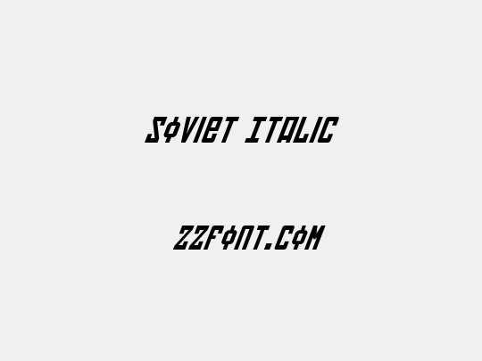 Soviet Italic
