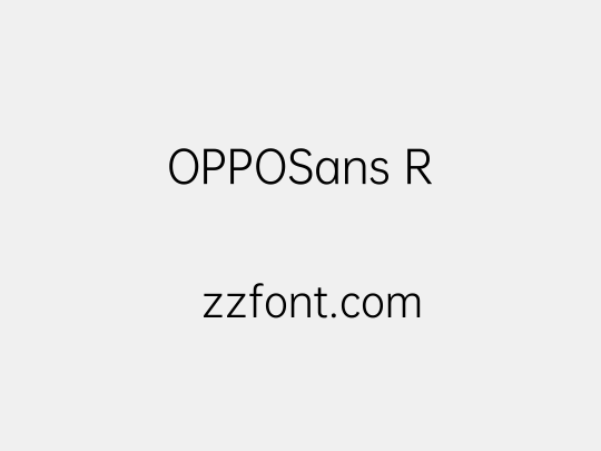 OPPOSans R