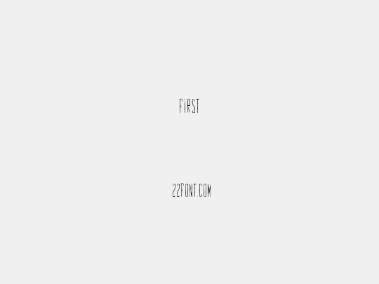 First