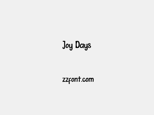 Joy Days