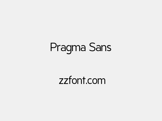 Pragma Sans