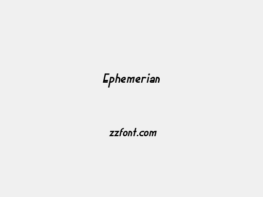 Ephemerian