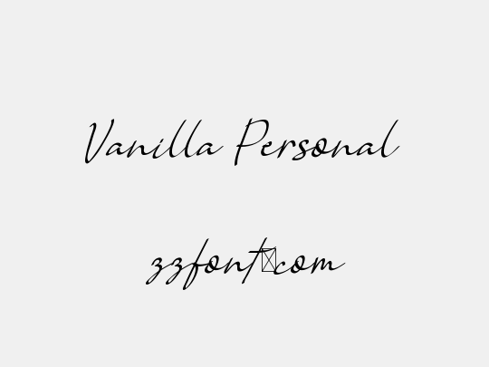 Vanilla Personal