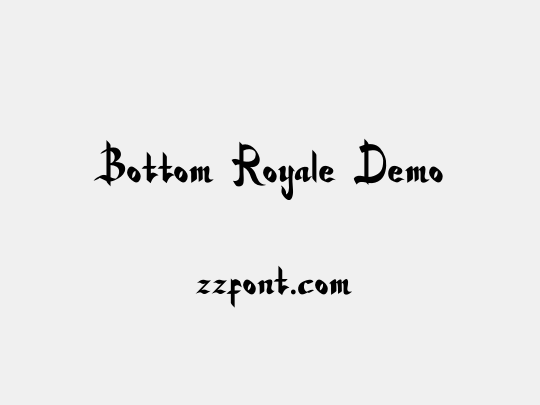 Bottom Royale Demo