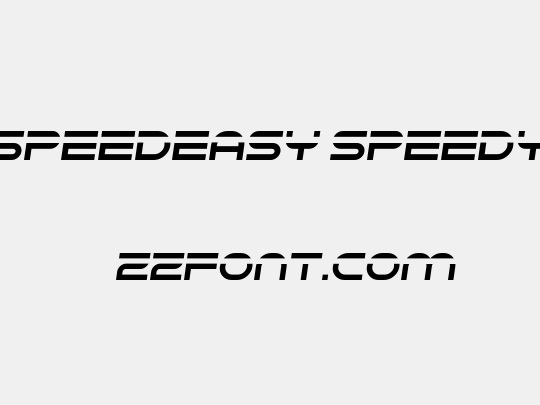 Speedeasy Speedy