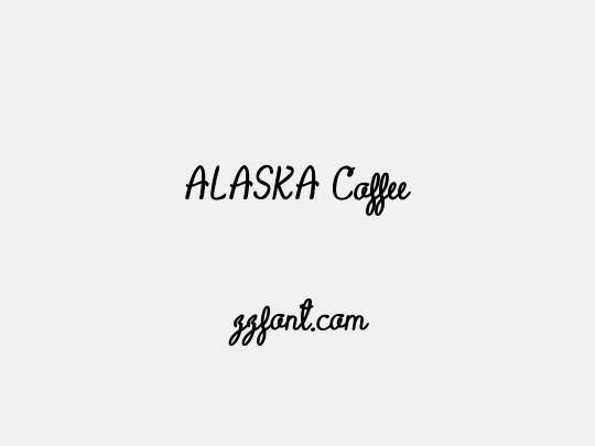 ALASKA Coffee