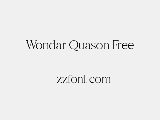 Wondar Quason Free