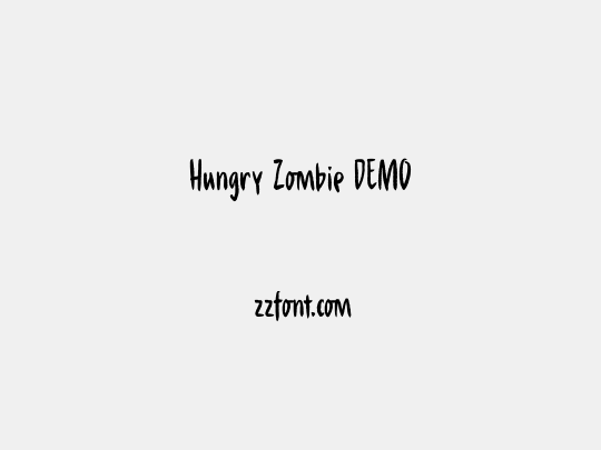 Hungry Zombie DEMO