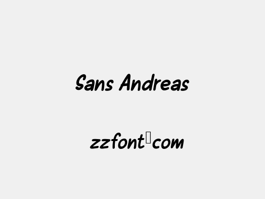 Sans Andreas