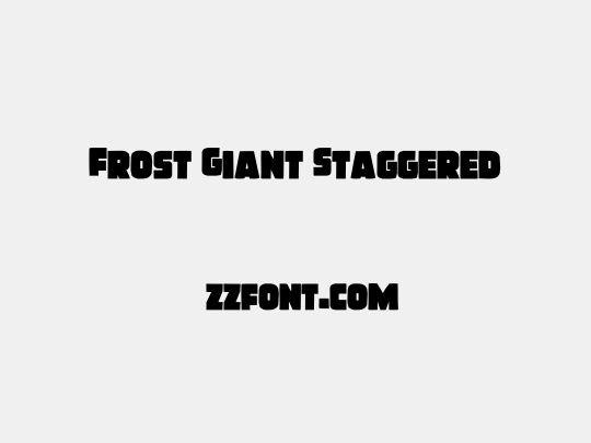 Frost Giant Staggered