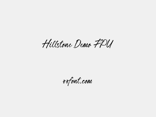 Hillstone Demo FPU
