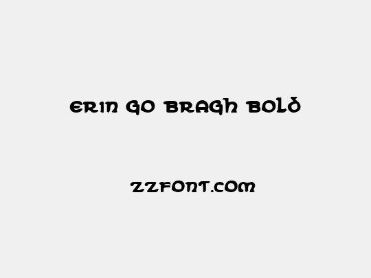 Erin Go Bragh Bold