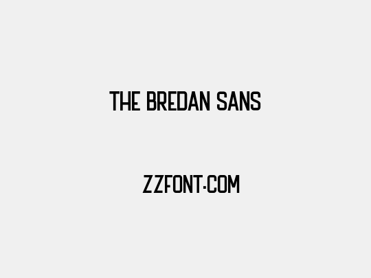 The Bredan Sans
