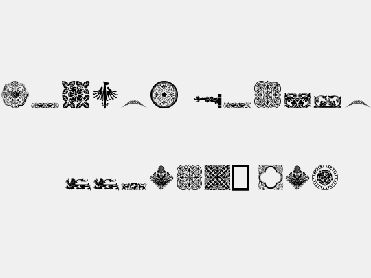 Medieval Dingbats