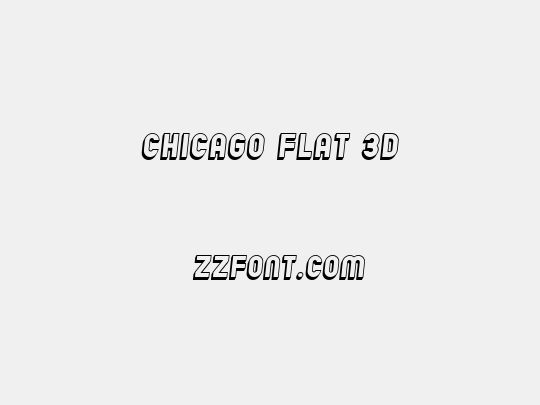 Chicago Flat 3D