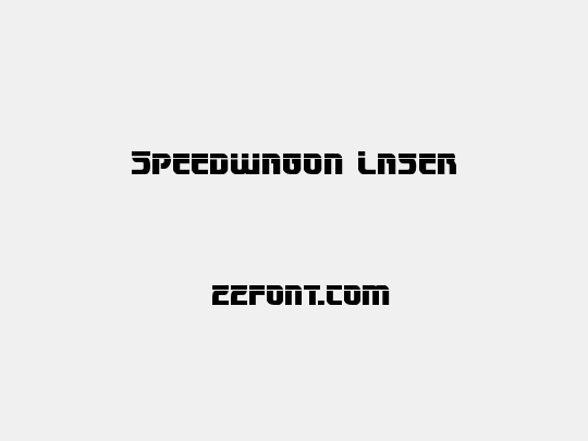 Speedwagon Laser