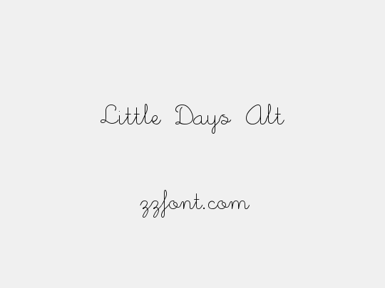 Little Days Alt