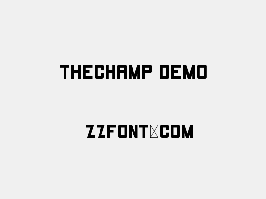 THECHAMP DEMO