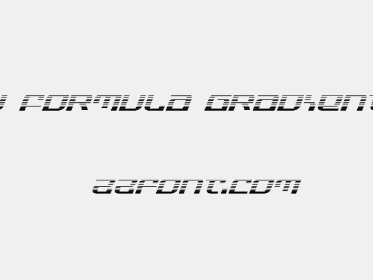 Infinity Formula Gradient Italic
