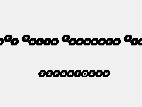 HeXkEy Solid Expanded Italic